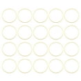 thumbnail image 1 of Unique Bargains 50 Pack 30mm Brass Hollow Circle Bezel Round Linking Rings(Gold), 1 of 4