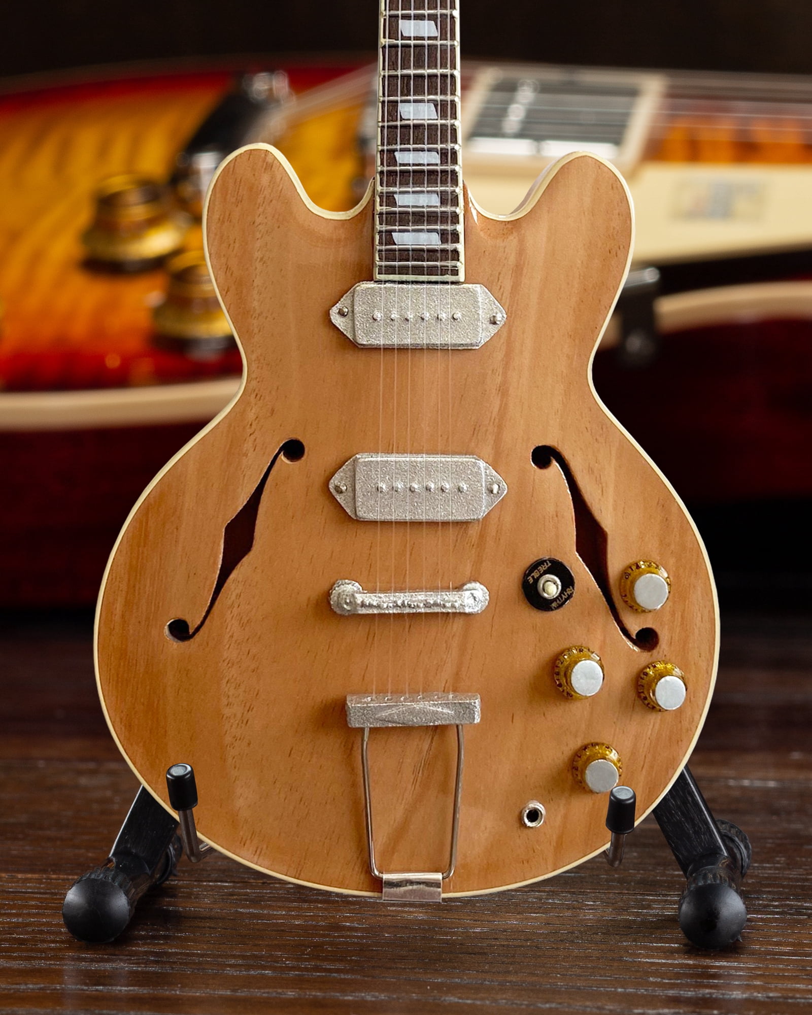 Epiphone 1965 Casino Revolution Natural 10 Inch Miniature Guitar Replica