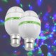thumbnail image 1 of Bombilla estroboscópica Abody 2pcs lámpara giratoria a todo color LED iluminación de escenario 3W B22, 1 of 5