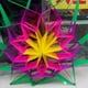 thumbnail image 4 of 150cm 3D Beautiful Flower Color Juegos portátiles familiares libre Priceless Fly para juegos Regalos Viaje CUTICAT cometa de loto, 4 of 4