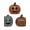E, variant on Set of 3 Halloween Wooden Pumpkin Decor 2d Single-Sided Printing Tabletop Ornaments Fall Figurines for Mantel Shelf Coffee Table Home Party Decoration