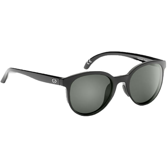 Flying Fisherman Sea Bean Floating Sunglasses - Black/Smoke