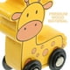 thumbnail image 2 of BRIGHTFUFU Toya de tren de madera en forma de 6 piezas juguetes de madera de madera juguetes para automóviles de madera lindo tren para niños pequeños, 2 of 8