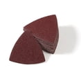 thumbnail image 1 of 30 Pcs 3-1/8 Inch (80mm) Triangular Hook & Loop Oscillating Multitool Sanding Pads Triangle Sanding Pads 40 Grit No Hole Triangle Sandpaper Detail Sander Sandpaper for Wood Metal Polishing, 1 of 7