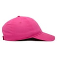 thumbnail image 2 of DALIX Womens Hat Lightweight 100% Cotton Cap in Hot Pink, 2 of 6