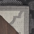 thumbnail image 4 of Nourison Easy Care Trellis Flatweave Indoor Outdoor Runner Rug 2'2" x 16' Charcoal Black, 4 of 8