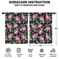 thumbnail image 2 of Blackout Kids Curtains,Pioneer Flower Floral Print Pattern Childrens Insulated Curtains Set Of 2,Bedroom Essentials,Toddler Room Decor 42"x54", 2 of 5