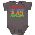 thumbnail image 3 of Inktastic Party at My Crib Boys or Girls Baby Bodysuit, 3 of 5