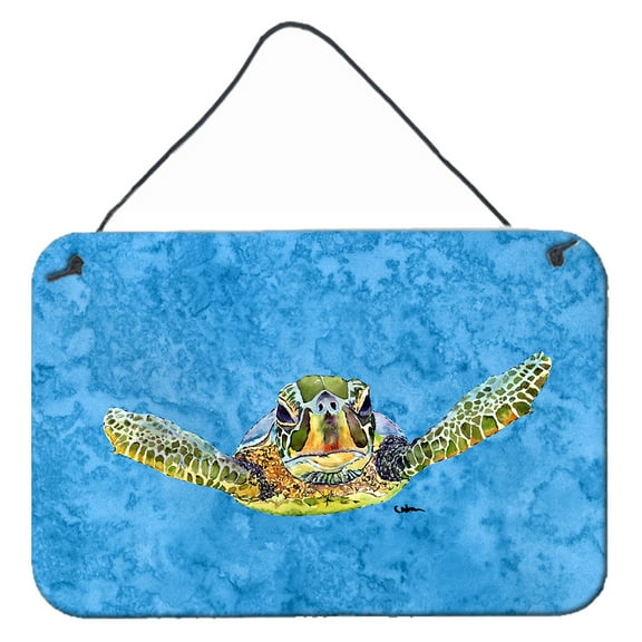 Carolines Treasures 8653DS812 Turtle Wall or Door Hanging Prints 8HX12W multicolor