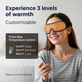 thumbnail image 3 of Heated Eye Mask with Warm Eye Compress, Dry Eye Mask for Eye Strain Relief and Tired Eyes, USB Powered Sleep Mask with Stable Heat, Soft Ergonomic Design for Home, Work and Travel, 3 of 9