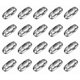 thumbnail image 1 of 20-Pack Vertical Blind Ball Chain Cord Connector Clips for Roman Roller Shades, 1 of 5