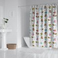thumbnail image 2 of Gray Highland Cow Bathtub Sunflower Pattern Shower Curtain 84"x72" ,Bathroom Decorative Shower Curtains Set with 12 Hooks,Modern Waterproof Washable Shower Curtain, 2 of 6