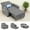 Gray, variant on Sleeper Chair Pull Out Bed, 4 in 1 Convertible Sofa Chair Bed with Vibration Massage Lumbar Pillow, Single Sofa Recliner with USB/Type-C Port, Cup Holders and Side Pocket, Gray