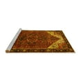 thumbnail image 2 of Ahgly Company Machine Washable Indoor Rectangle Persian Yellow Traditional Area Rugs, 2' x 4', 2 of 4