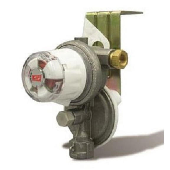 Suburban Mfg-Suburban LP-R924 Automatic Changeover Regulator With Shut Off Valve, 1/4" Inverted Flare x 3/8" Female NPT, 160,000 BTU