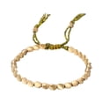 thumbnail image 2 of pitrice Beaded Bracelet Rope Chain Wrist Band Fine Workmanship Compact Size Multipurpose Leg Rustproof Lightweight Attractive Red Yellow/Coffee, 2 of 6