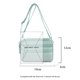 thumbnail image 4 of Bolsa bandolera de nailon con múltiples bolsillos para mujer pequeño de hombro para viaje (azul aguamarina) Tmvgtek Para estrenar, 4 of 4