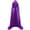 Purple, variant on qolati Hooded Cloak Long Satin Cape for Christmas Halloween Cloak Costumes Silk Hooded Cape Masquerade Dress Up Yellow 8 Years