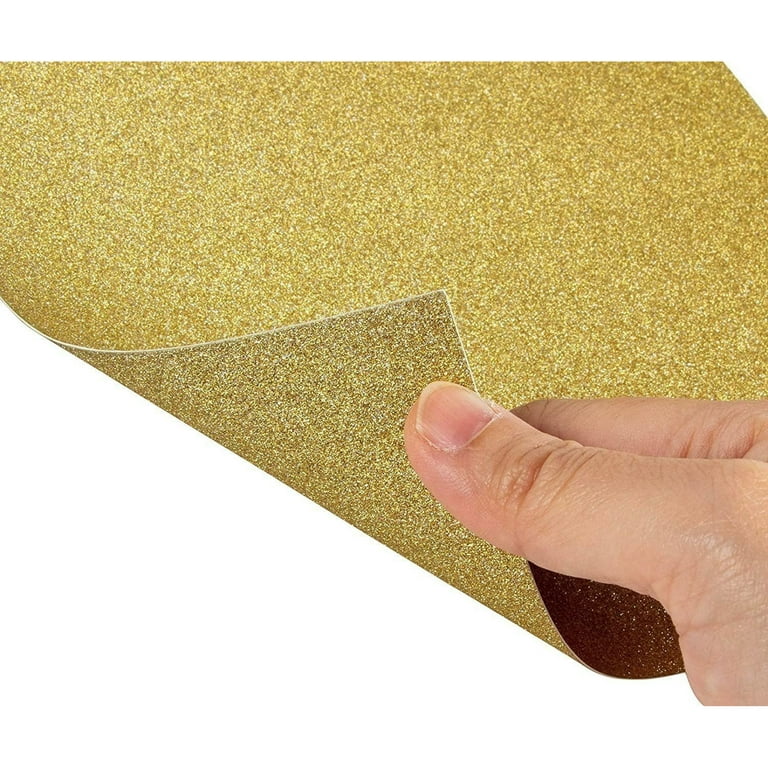 Gold Glitter Cardstock 8.5 x 11 - 10 Sheets