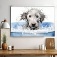 thumbnail image 3 of Bedlington Terrier Dog Canvas Bathroom Décor - Unique Bath Wall Decor - Modern Canvas Bathroom Wall Art - Room Decor - Bathroom Decorations - Restroom Sign - Wall decor living room, 3 of 4
