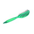 thumbnail image 4 of Detangler Brush, Ribs Comb ComfortableHold Hollow  For Men For Girl For Curly Hair Green,Purple, 4 of 8
