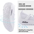 thumbnail image 3 of Women's Comfortable Working Nurse Shoes Non-Slip Adjustable Breathable Walking Buffer Fitness Casual Nursing Orthotic Lightweight Shoes Arthritis, Diabetes Heel Pain, 3 of 6