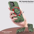 thumbnail image 5 of Magnetic for iPhone 12 Pro Max Case with Stand [Compatible with MagSafe] + Screen Protector[2 Pack], Military Shockproof Cover Rugged Phone Case, Built in 360° Rotatable Ring Kickstand, Green, 5 of 12