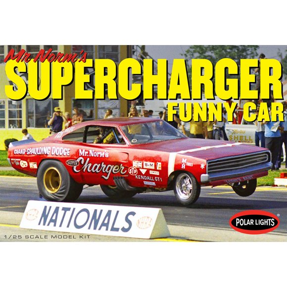 1969 Dodge Charger "Mr. Norm's Supercharger Funny Car" (POL989) 1:25 Scale Car Plastic Model Kit