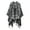 Black, variant on Women's Leopard European and American Knitted Shawl for Warmth in Fall and Winter Paired with A Fashionable Cape and Scarf the Shoulder