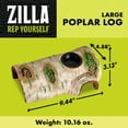 thumbnail image 3 of Zilla Rapid Sense UV Detecting Decor Poplar Log For Reptiles, Large, 3 of 12