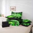 thumbnail image 6 of Castle Fairy Racing Car Twin Bedding Sets for Kids Teens,Black Green Bedding Comforter Set, 6 of 8