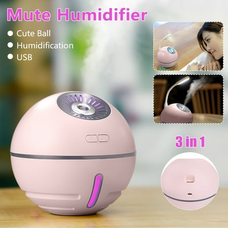 

Three-in-one Space Ball Rechargeable Humidifier Mute Colorful Lighting
