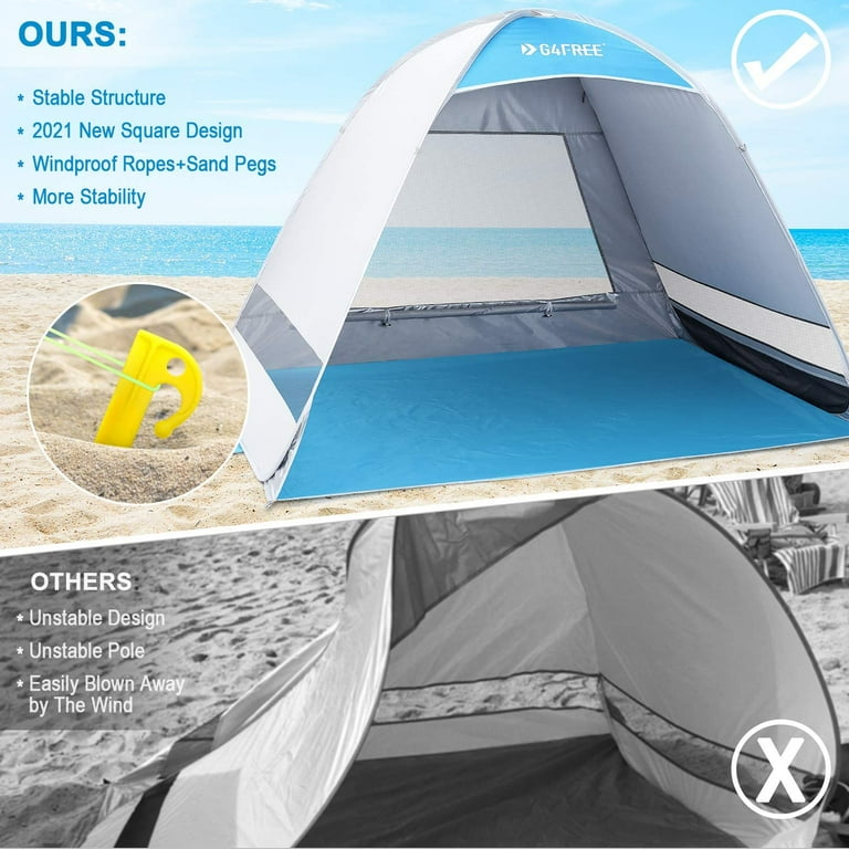 Shade shack beach clearance tent