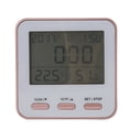 thumbnail image 2 of Termómetro digital, termómetro digital, higrómetro, reloj, comprobador de temperatura y humedad, termómetro digital, higrómetro, materiales de la mejor calidad, 2 of 12
