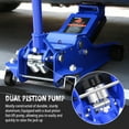 thumbnail image 3 of DNA Motoring TOOLS-00308 4 Ton (8000 LB) 4.5"- 20" Lifting Heavy Duty Steel Garage Hydraulic Floor Jack for Car SUV Truck Blue, 3 of 7