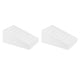 thumbnail image 2 of 2 bandejas de cuero sintético para anillos, pendientes y joyas. Blanco, 2 of 7