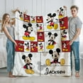 thumbnail image 1 of Mickey Mouse Couverture Légère Douce pour Canapé Lit 60"x50 Pouces, 1 of 2