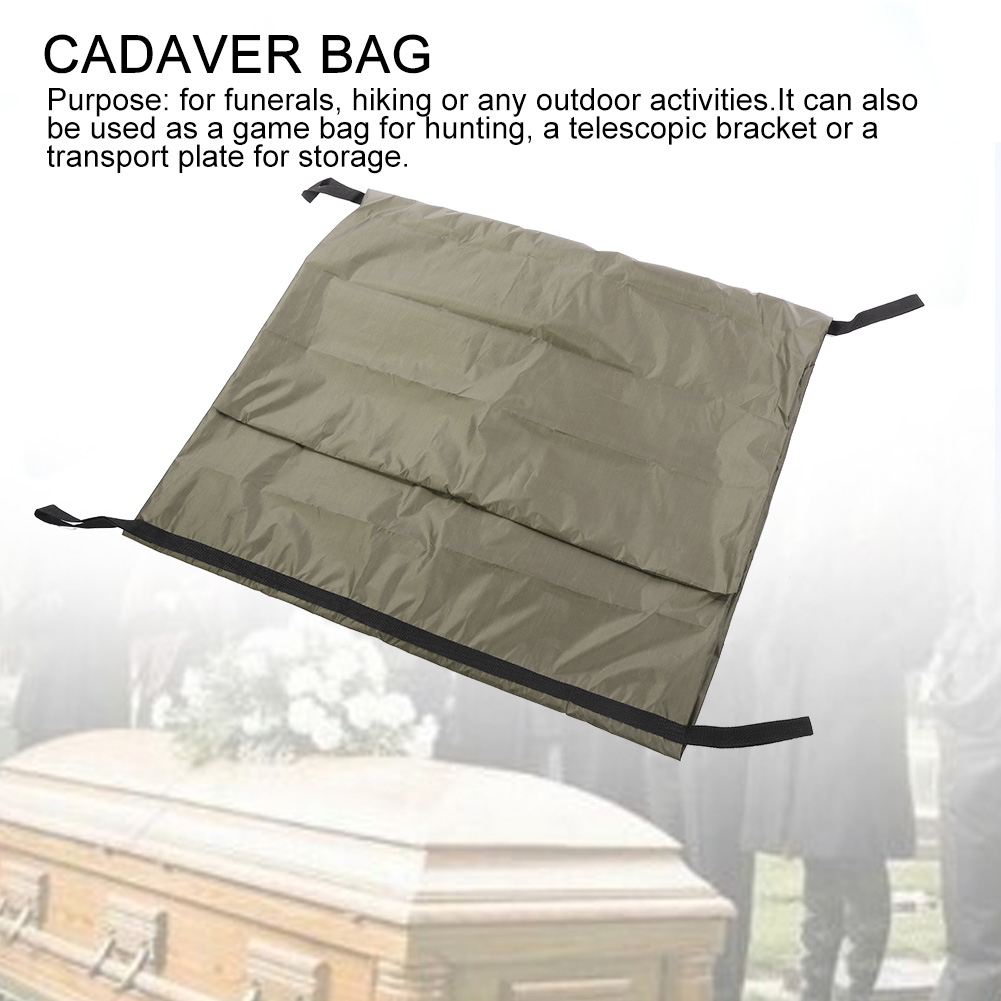 Mgaxyff Cadaver Bag LeakageProof 210D Waterproof Body Storage Bag Corpse Bag Funeral Supplies
