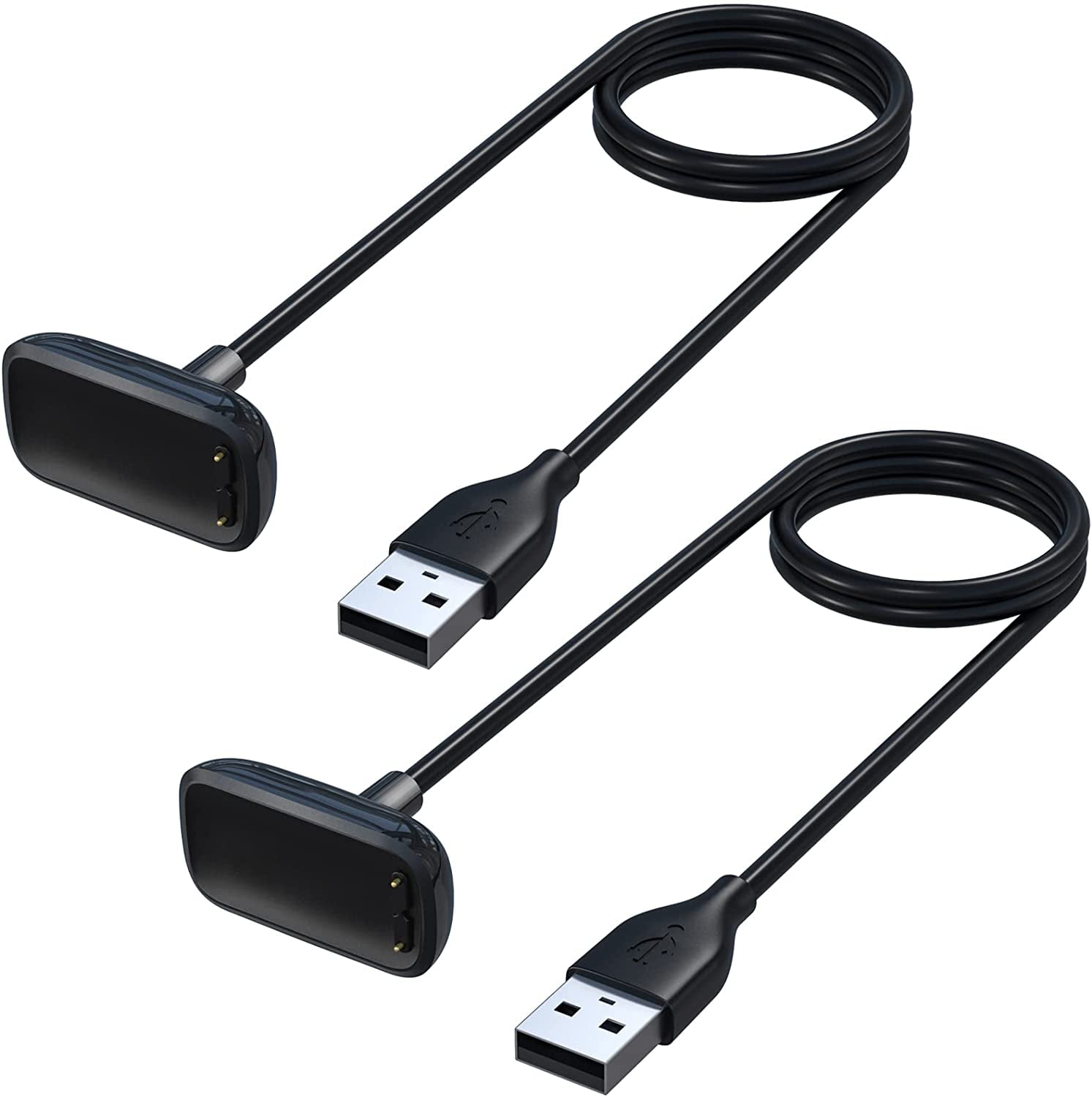 2 Pack Charger Compatible with Fitbit Luxe/Fitbit Charge 5 USB Replacement 3.3' 