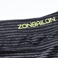 thumbnail image 4 of TANBOM Men's Bulge Enhancing Briefs Nylon Underwear Orange/Gray M 2-Pack, 4 of 6