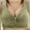 Green, variant on Women Bras Plus Size Casual Front Button Shaping Cup Shoulder Strap Underwire Bra Plus Size Extra-Elastic Wirefree