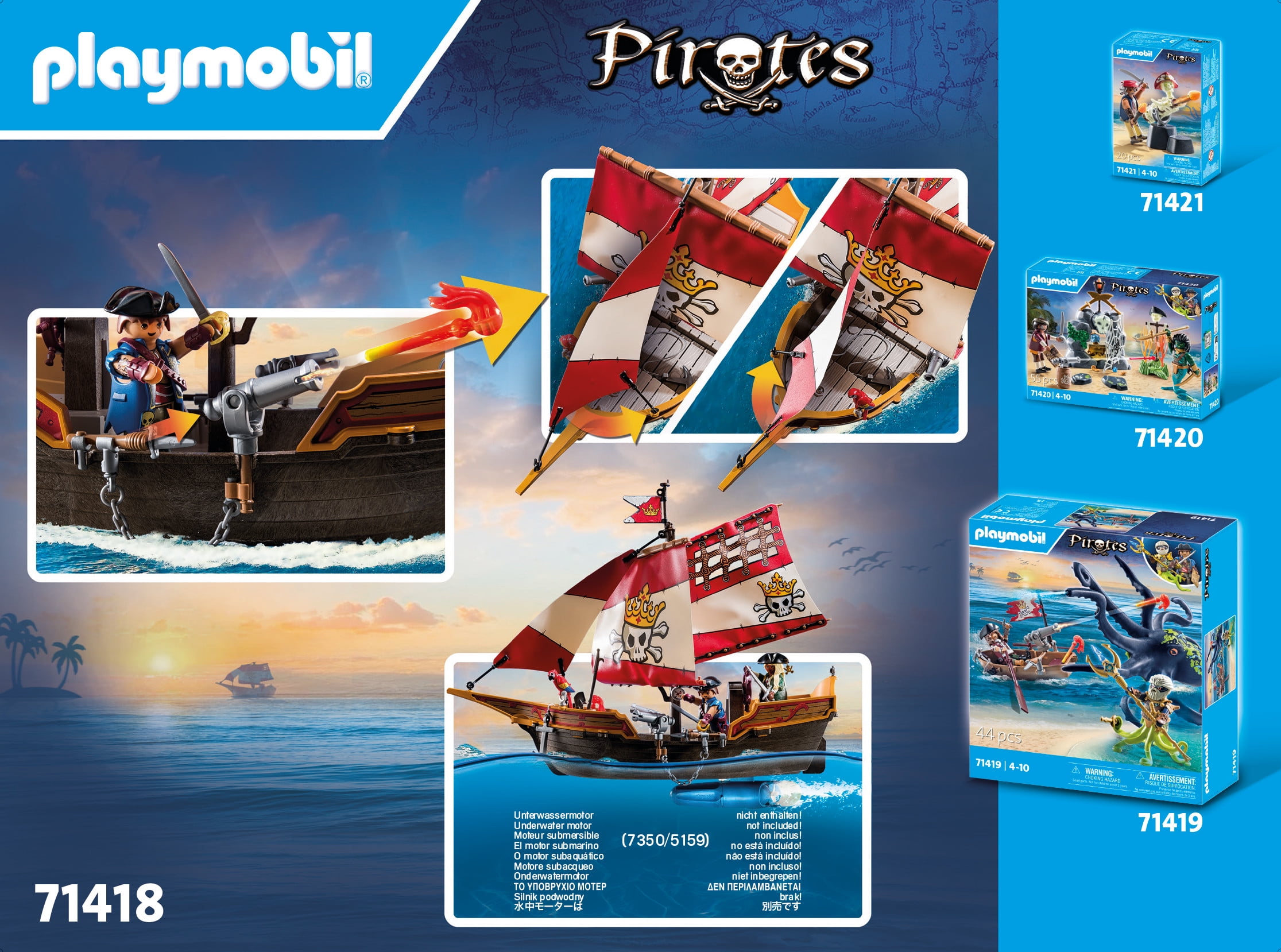 Ship Toy Playmobil Pirate Ship Smyths Amazon Spanish Playmobil