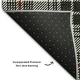 thumbnail image 6 of Dalyn Rugs Premium Machine Washable Mayfield AMF993 Black 2'3" x 7'6" Runner Rug, 6 of 6