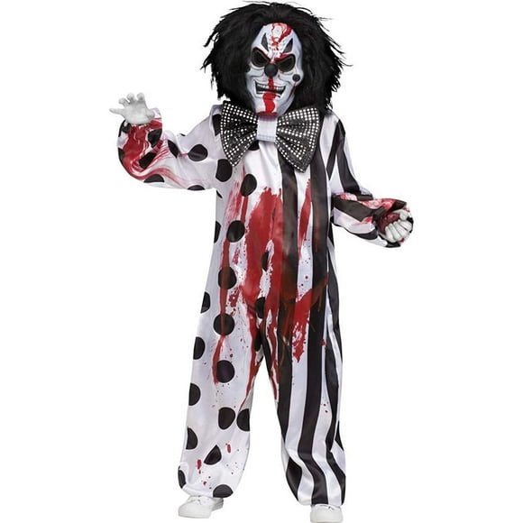 Bleeding Killer Clown Child Costume M 8/10