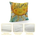 thumbnail image 4 of Hello Summer Sun Decorative Throw Pillow, Daisy Flower Yellow Cushion Case Decor, Here Comes The Sun Seasonal Home Decoration for Sofa Couch, 4 of 5