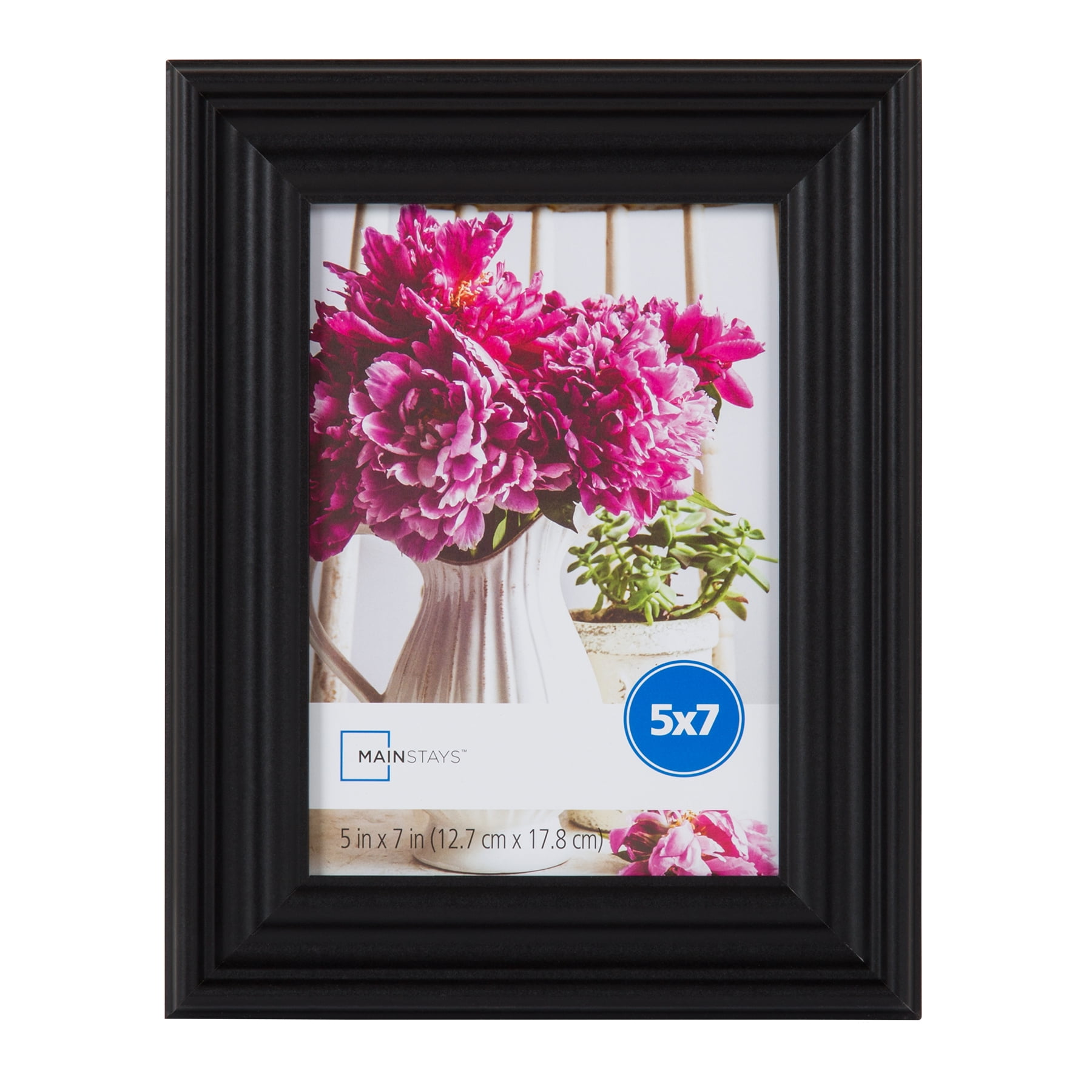 Mainstays 5 x 7 black traditional picture frame walmart
