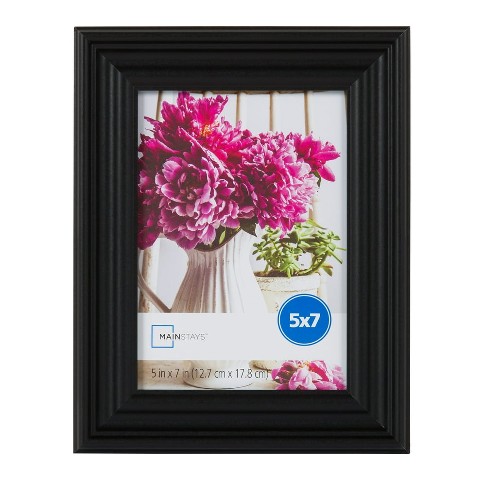 Mainstays 5" x 7" Black Traditional Picture Frame