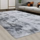 thumbnail image 1 of Alfombra Caromio Fluffy para sala de estar, 2,74 m x 3,66 m, color gris claro, 1 of 7