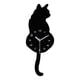 thumbnail image 5 of Reloj de pared con cola de gato en 3D Silence para dormitorio infantil, guardería, sala de estudio 170x430 mm, 5 of 9