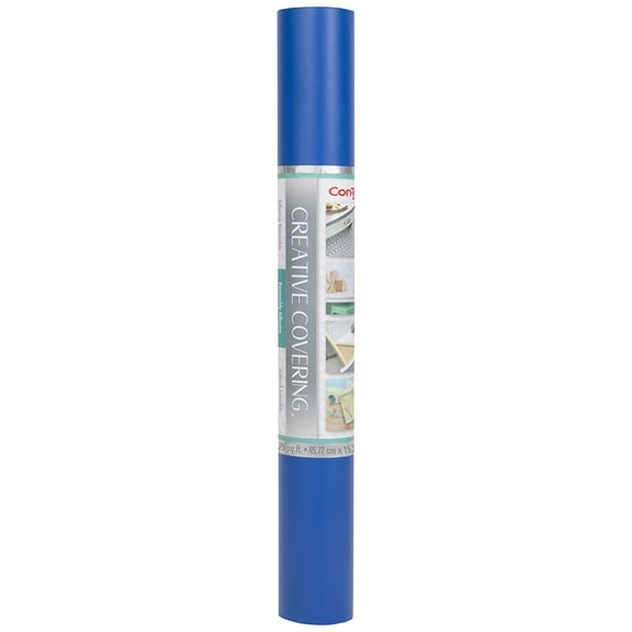 Creative Covering Adhesive Covering, Royal Blue, 18" x 50 ft | Bundle of 5 Each